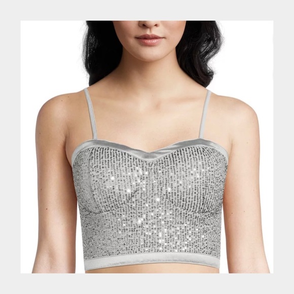 BOGO | Madden NYC Junior's Glitter Bra - XS - Picture 6 of 9
